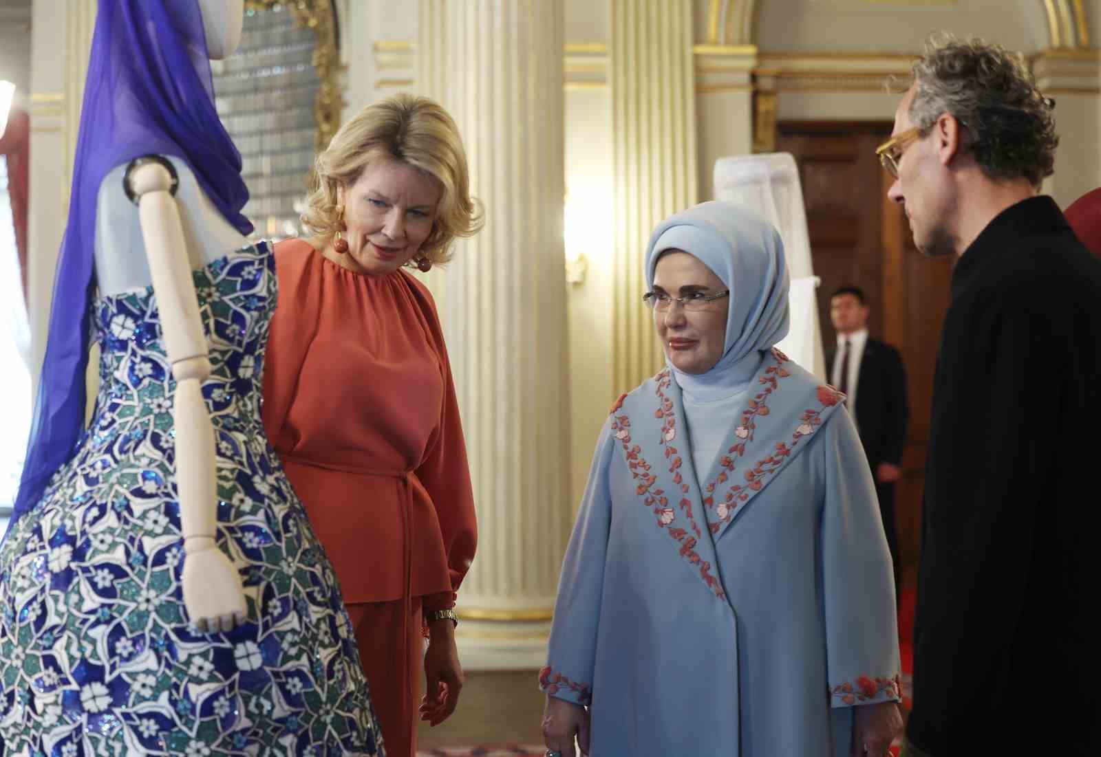 Emine Erdoğan, Belçika Kraliçesi Mathilde ile bir araya geldi 23 emine erdogan belcika kralicesi mathilde ile bir araya geldi 19 pJCJhCJa