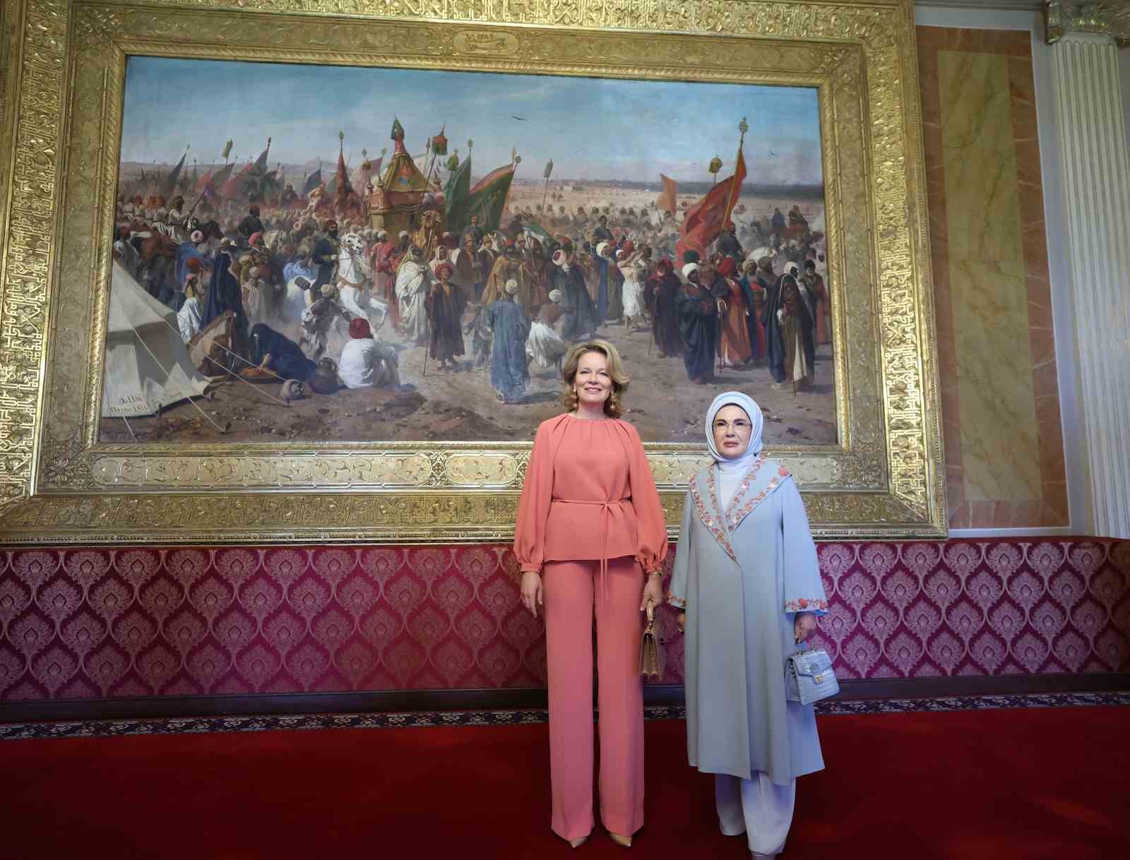 Emine Erdoğan, Belçika Kraliçesi Mathilde ile bir araya geldi 12 emine erdogan belcika kralicesi mathilde ile bir araya geldi 8 eOiF5B8U