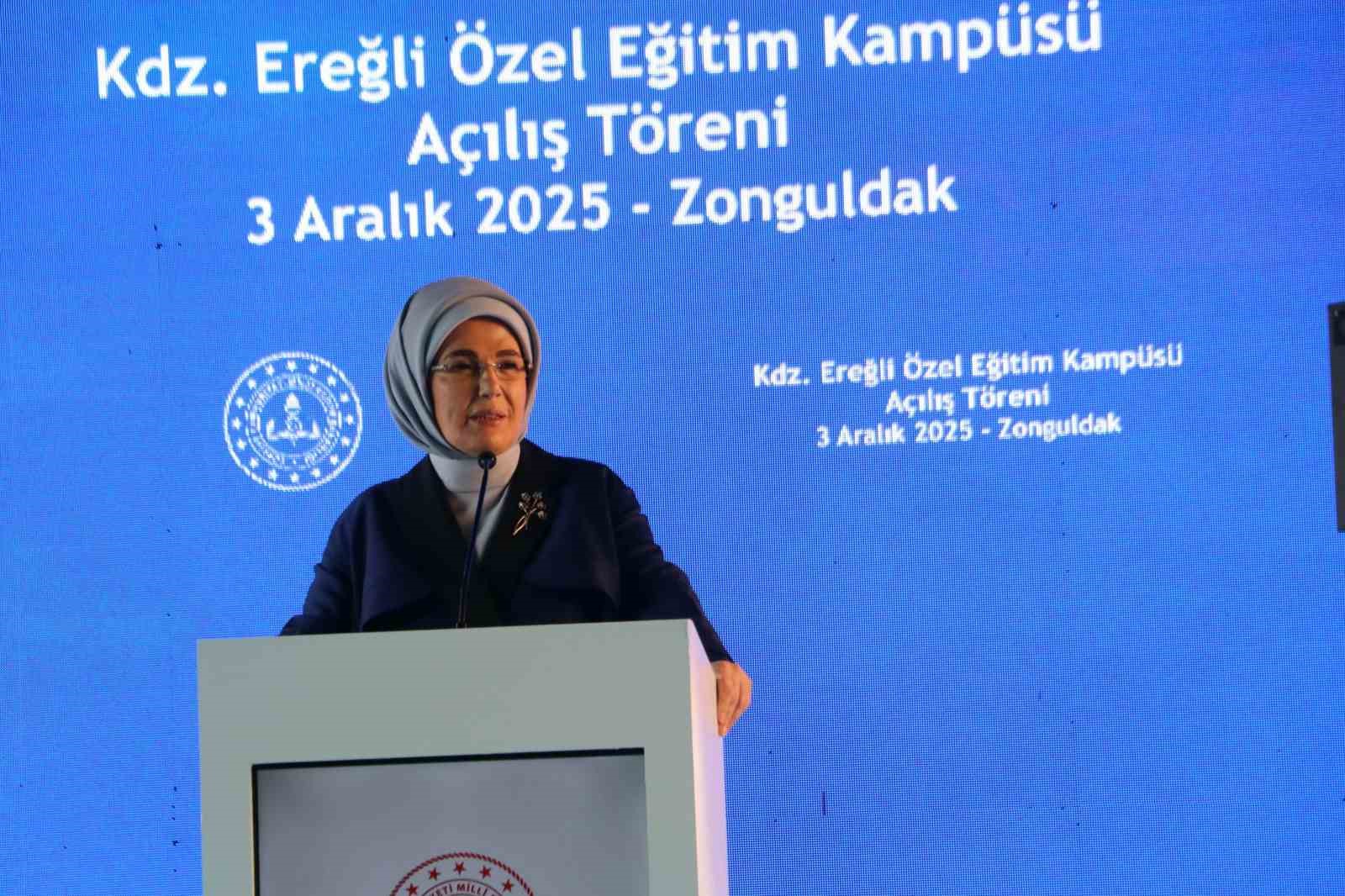 emine erdogan karadeniz ereglide ozel egitim kampusunun acilisina katildi 0 nyv4tFIg