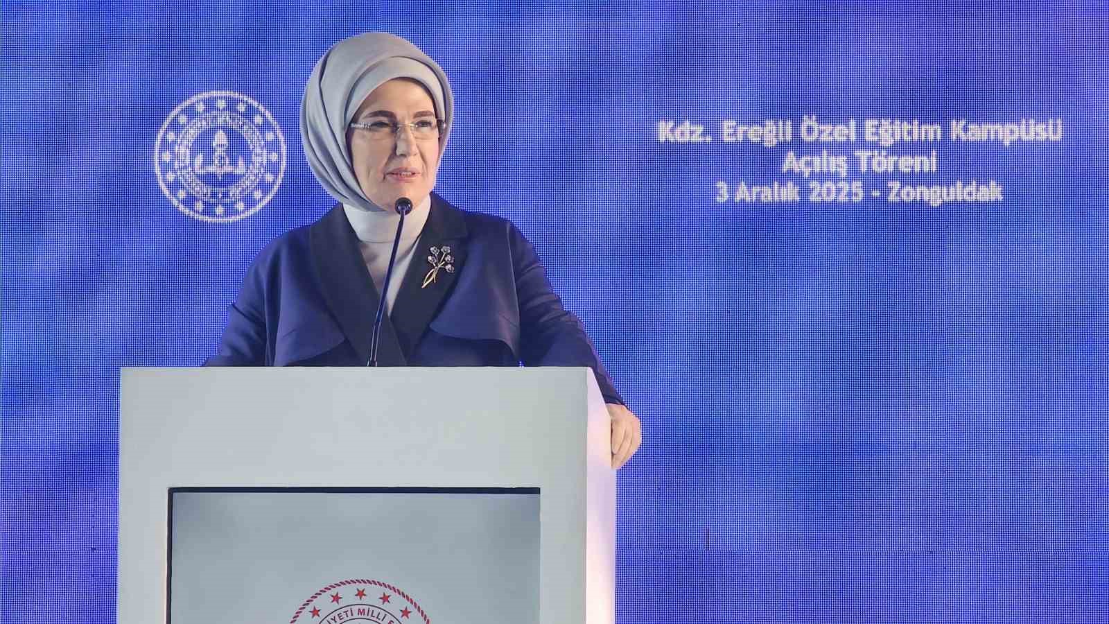 emine erdogan karadeniz ereglide ozel egitim kampusunun acilisina katildi 3