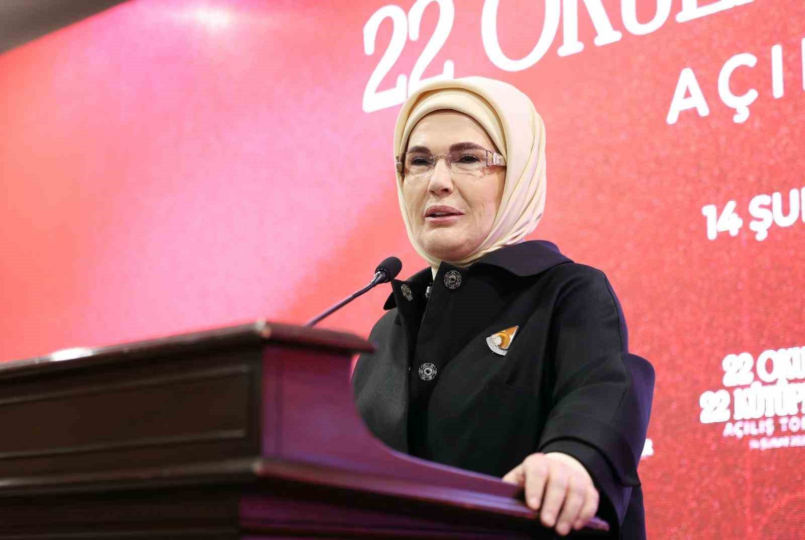 emine erdogan kutuphane okullarin kalbidir ruhudur can damaridir 0 re2ezF8W