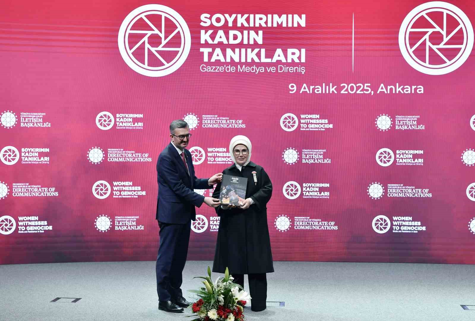 emine erdogan soykirimin kadin taniklari gazzede medya ve direnis programinin acilisinda konustu 11 OAqHg9ky