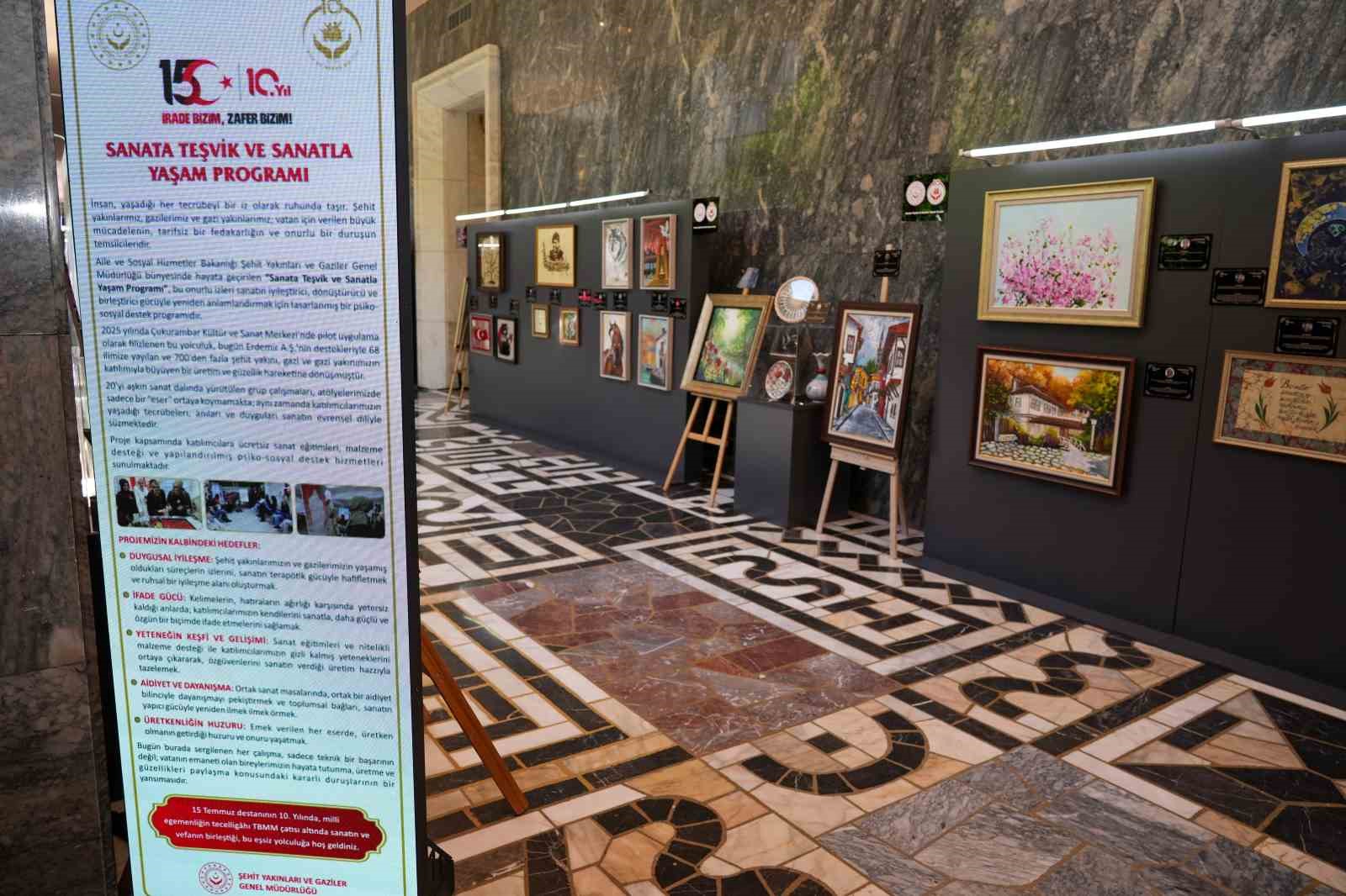 erdemirden sehit yakinlari ve gazileri sanatla bulusturan projeye katki 0 TNwESJMG