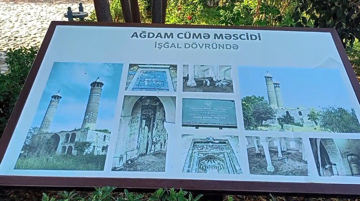 ermeni isgalinde ahir olan cuma mescidi yeniden ibadete acildi 1