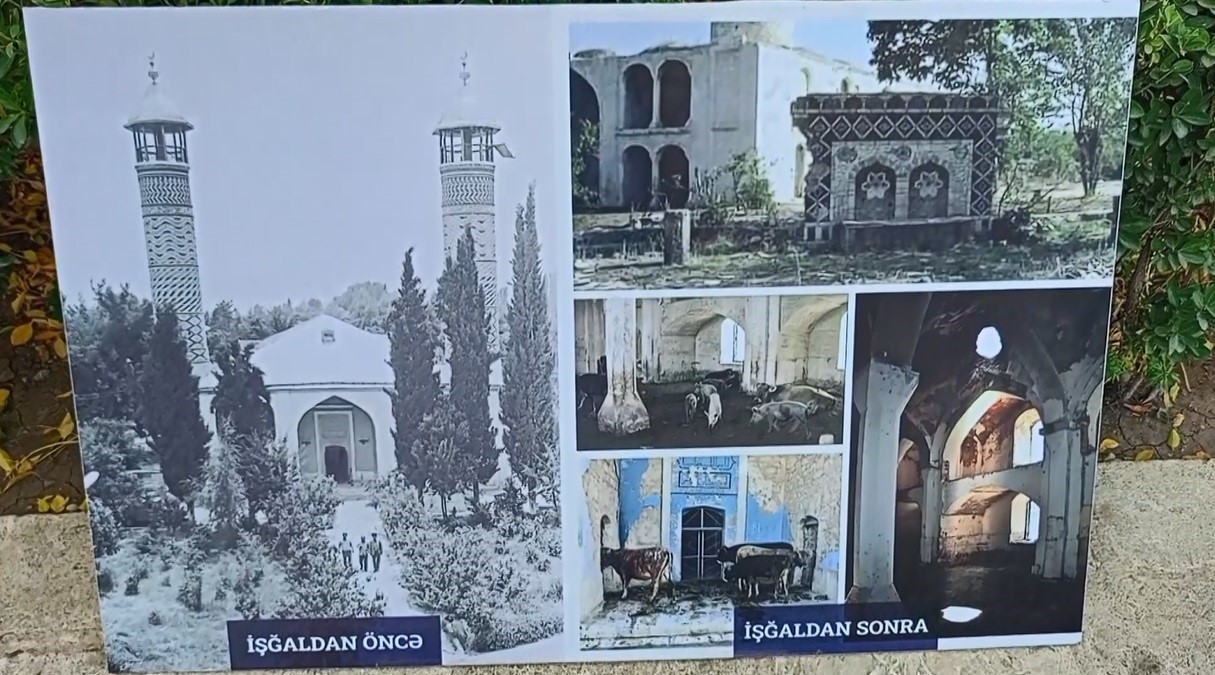 ermeni isgalinde ahir olan cuma mescidi yeniden ibadete acildi 2 pFa96F2N