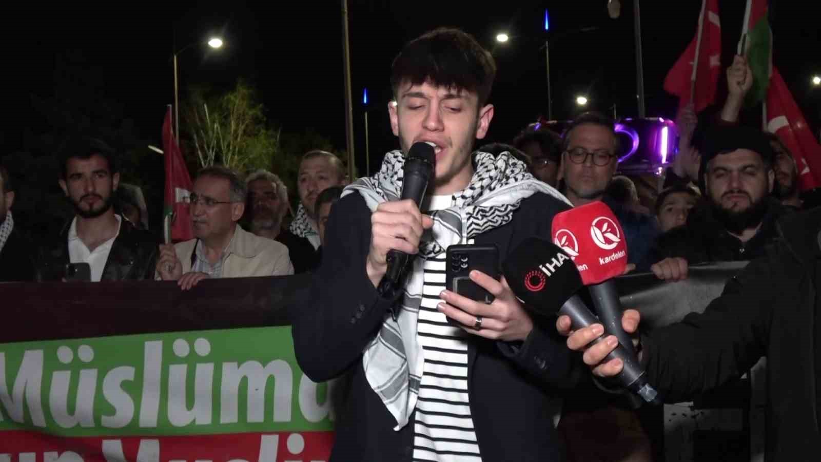 erzurumda filistine destek icin konvoy yapildi 1 a9lBhy6e