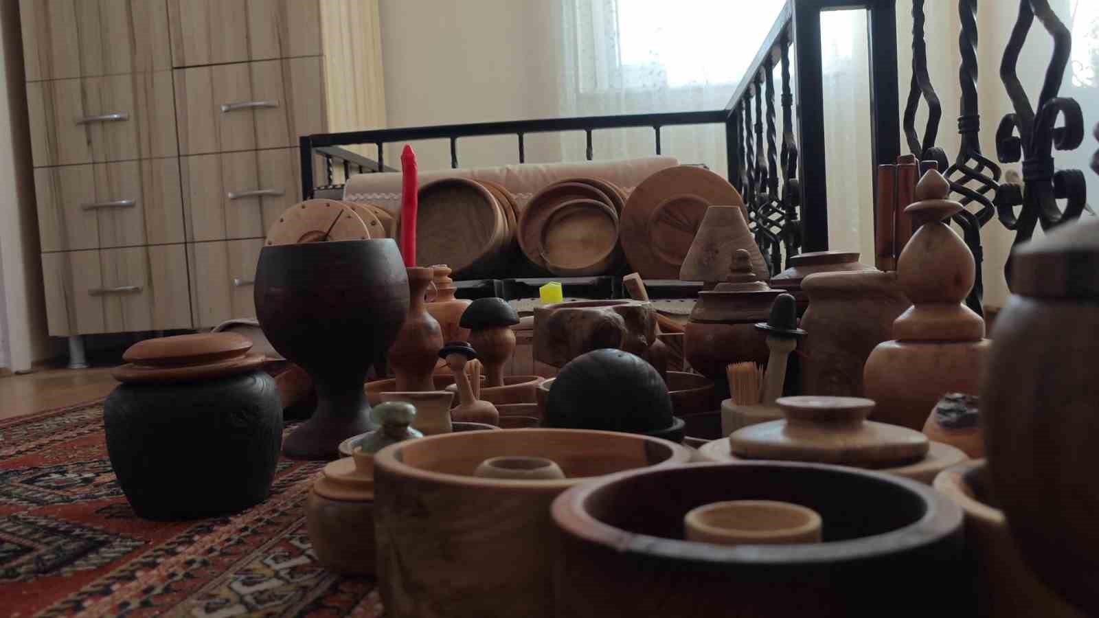 erzurumda geri donusum ustasi atiklari sanata donusturuyor 4