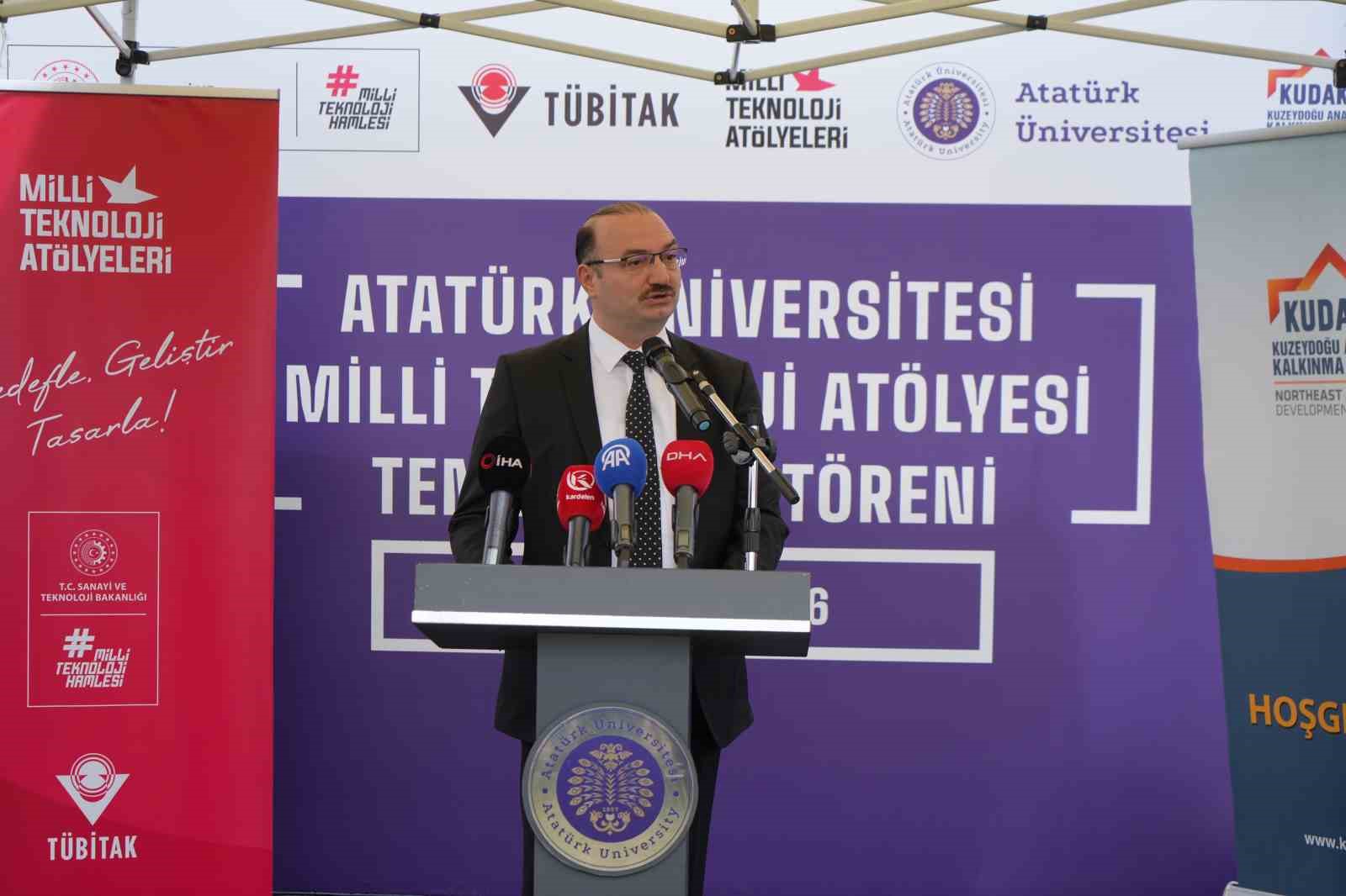 erzurumda milli teknoloji atolyesinin temeli atildi 1