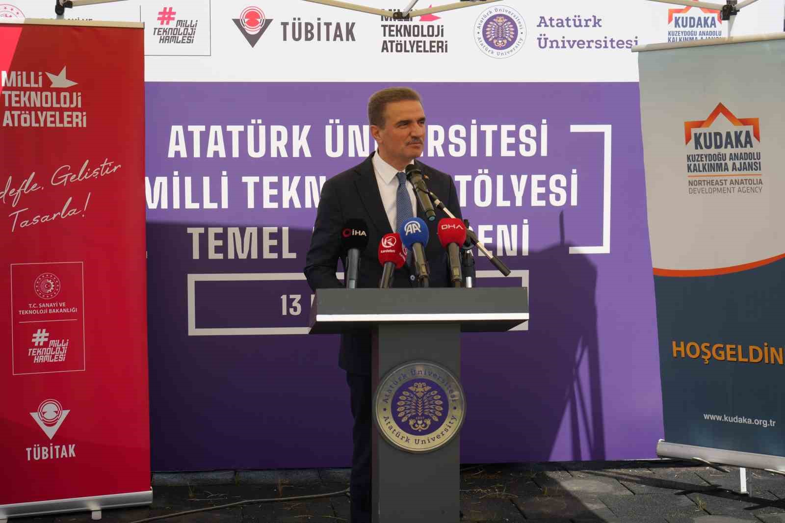 erzurumda milli teknoloji atolyesinin temeli atildi 5 pzA5fuCT