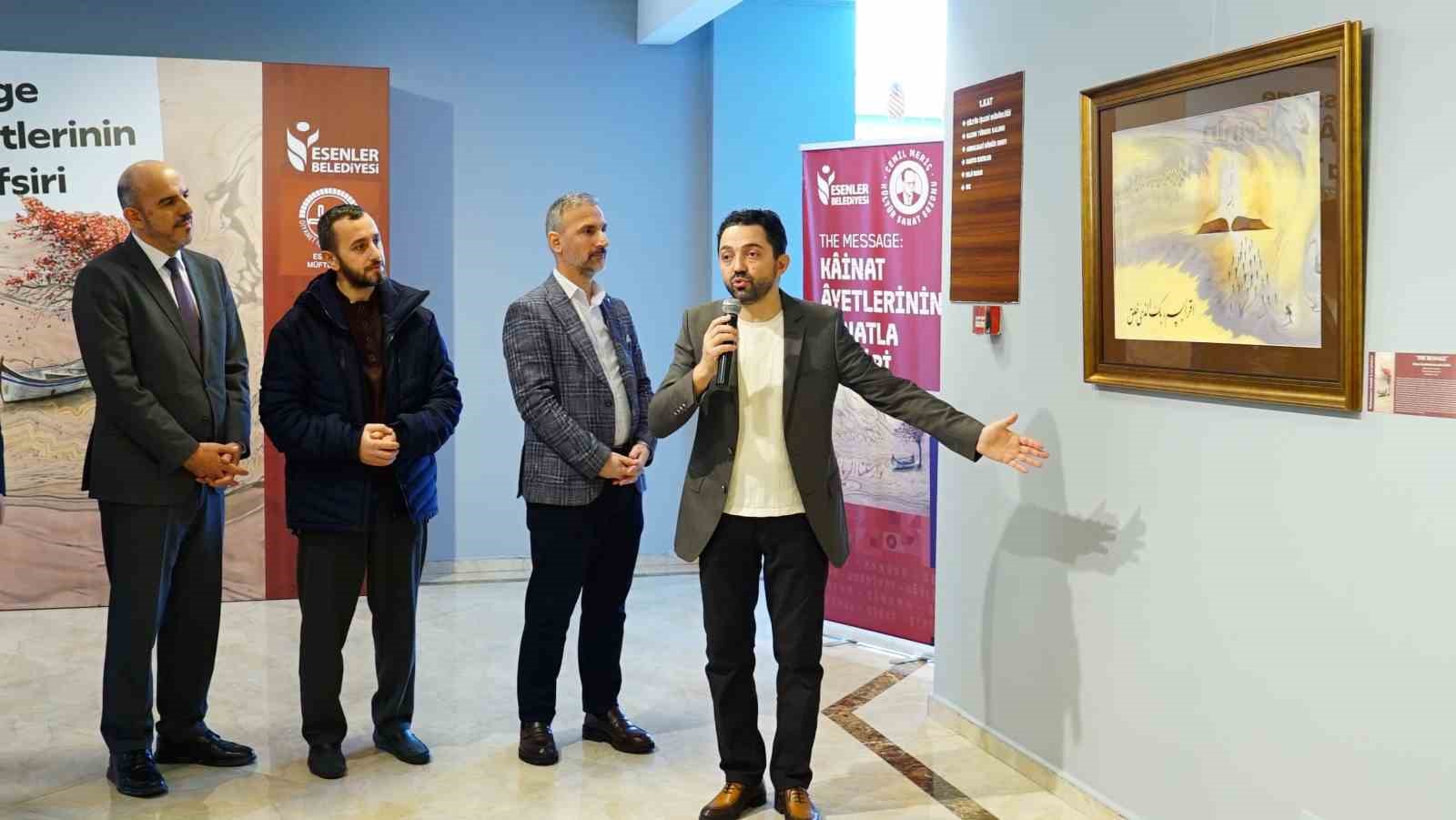Esenler Belediyesi "The Message: Kainat Ayetlerinin Sanatla Tefsiri" sergisine ev sahipliği yapıyor 8 esenler belediyesi the message kainat ayetlerinin sanatla tefsiri sergisine ev sahipligi yapiyor 4