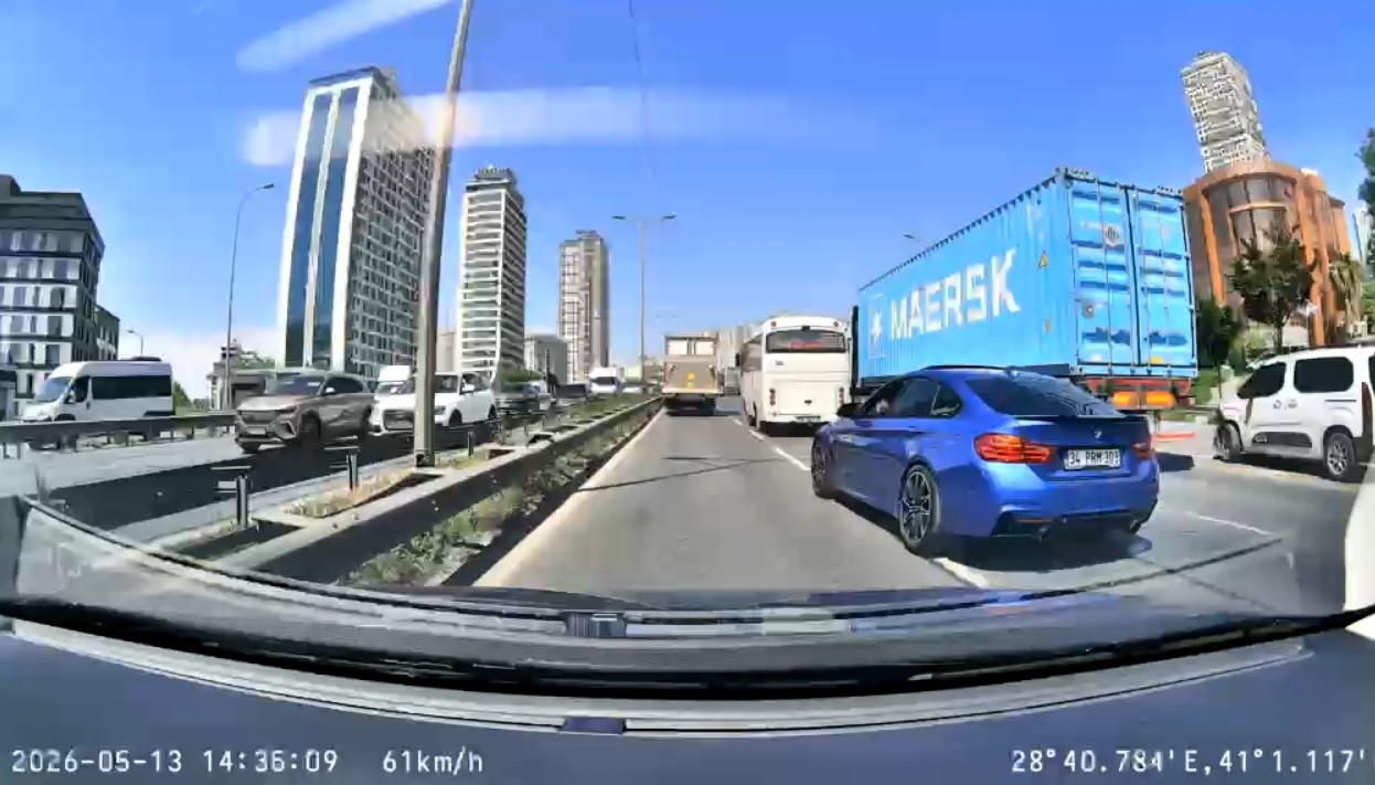esenyurtta makas atan surucuye 96 bin tl ceza ehliyetine ve araca el konuldu 1
