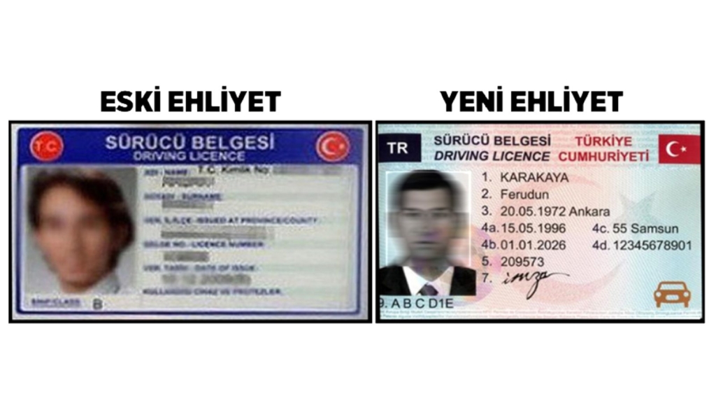 eski yeni ehliyet
