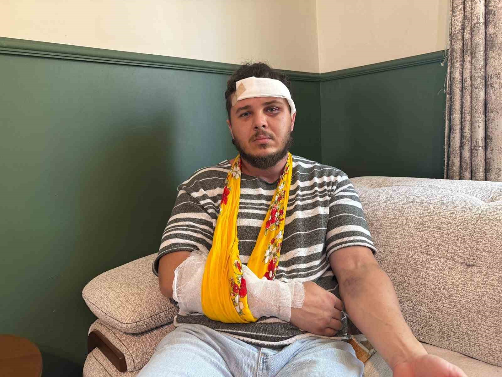 eskisehirde 2si polis 9 kisinin yaralandigi kavganin goruntuleri ortaya cikti 0 HGTO4Guk