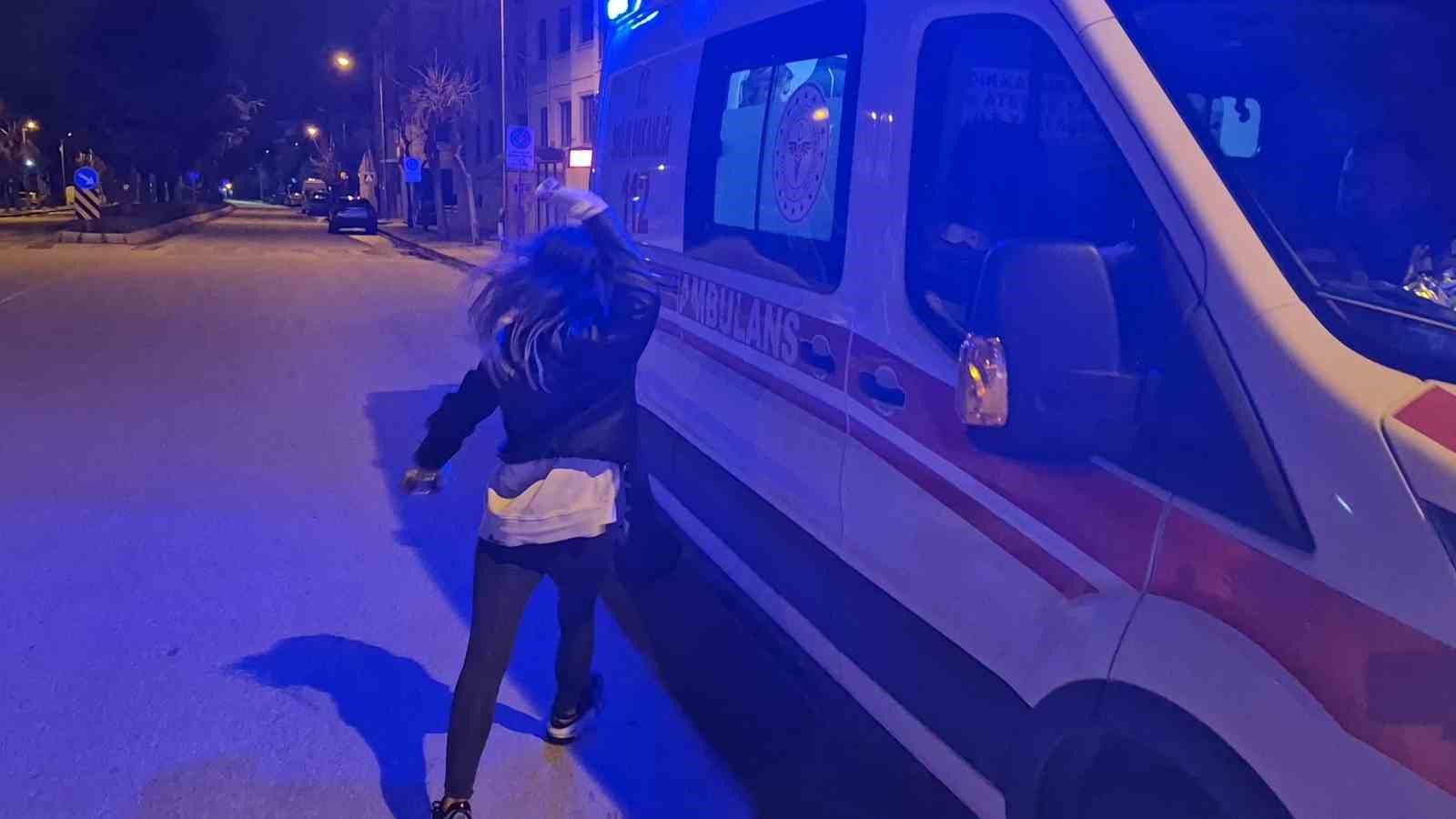 eskisehirde olayli gece cadde ortasindaki kavga kamerada 4 hidamZGh