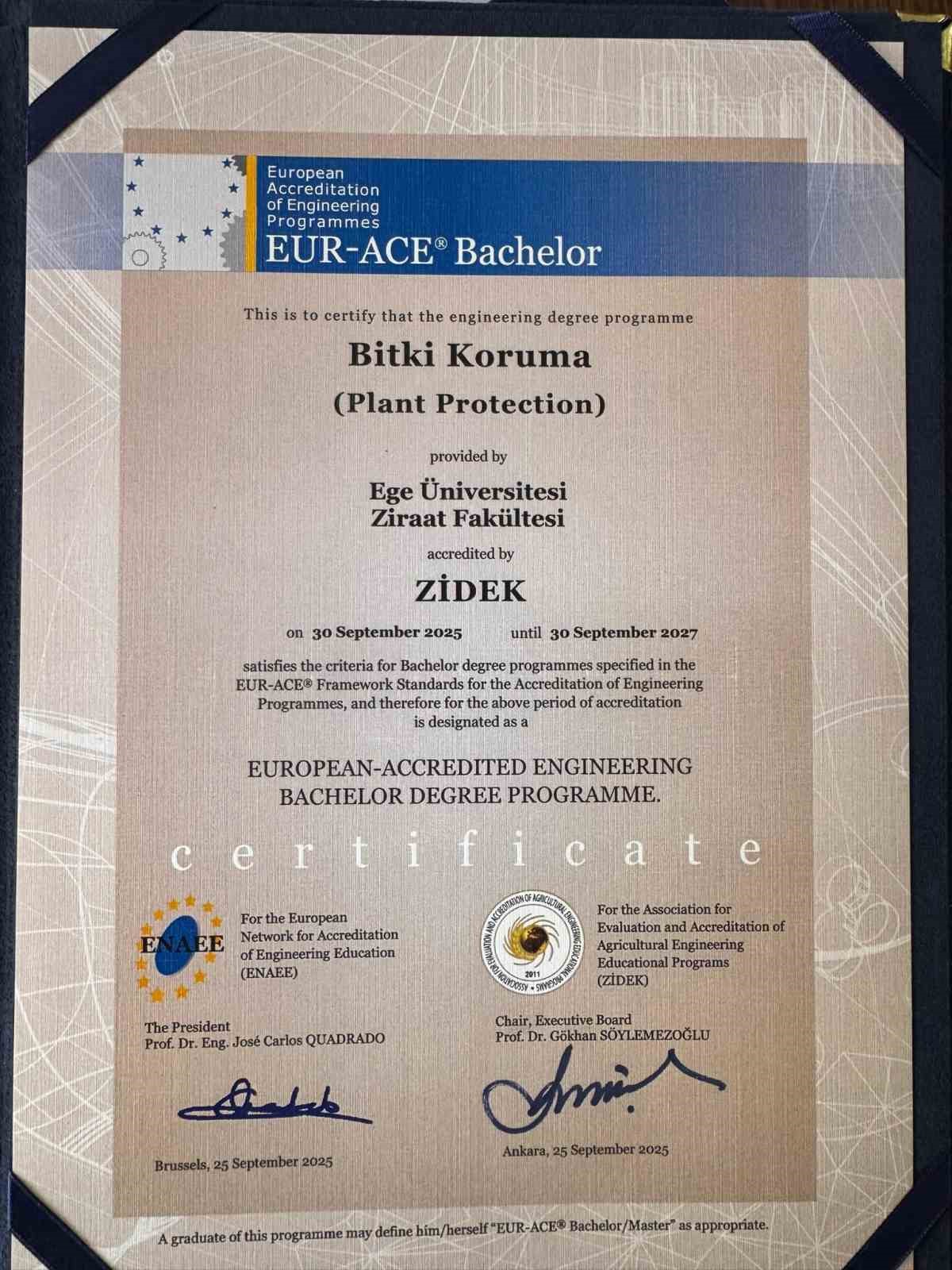 eu ziraat fakultesi eur ace etiketi alarak kalitesini uluslararasi arenada tescilledi 2 QEOWtrgq
