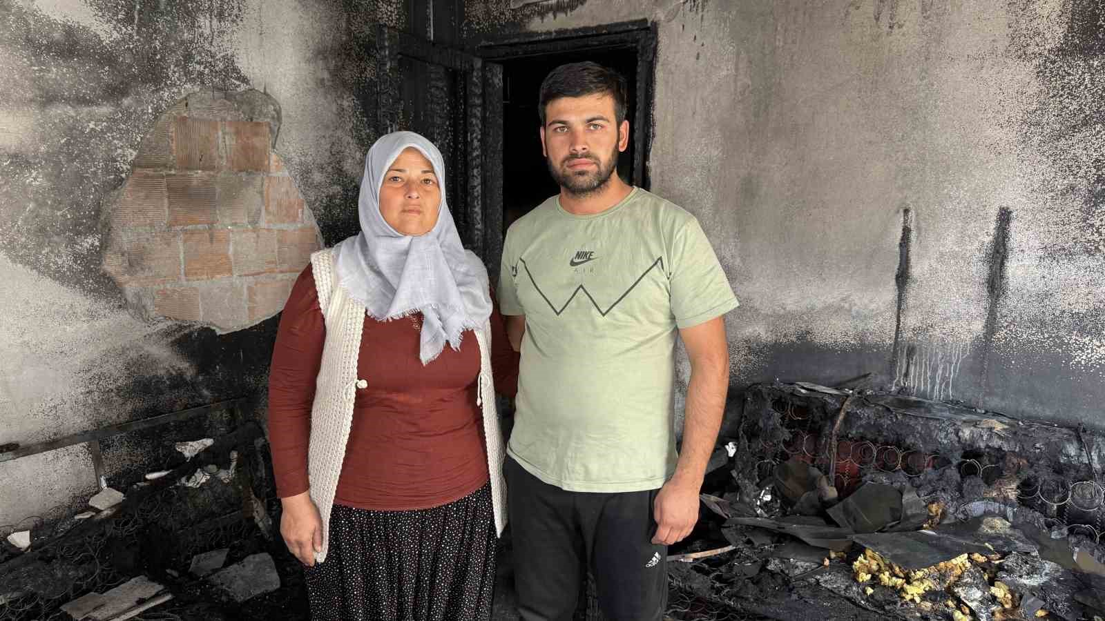 evleri yanginda kule dondu aile canini zor kurtardi 1 CLR4m4K9