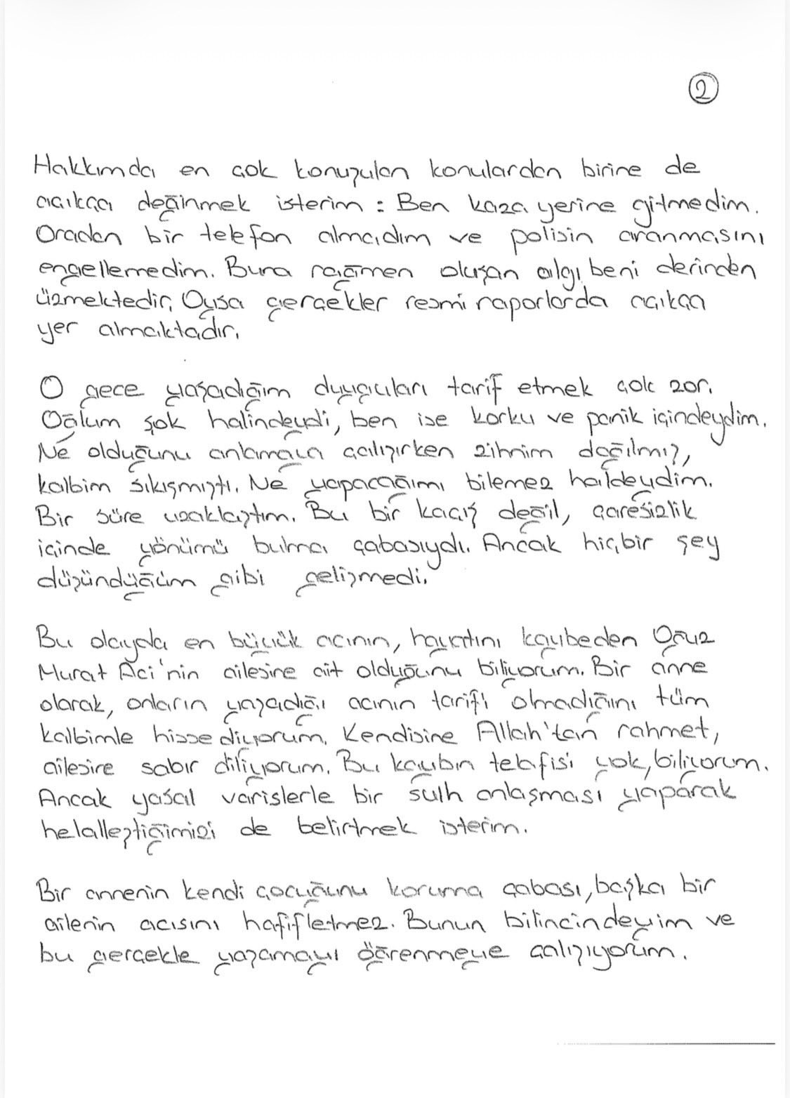 eylem tokun aileyle helallestik sozlerine baba ozer aciden yanit benim oyle bir anlasmam yok