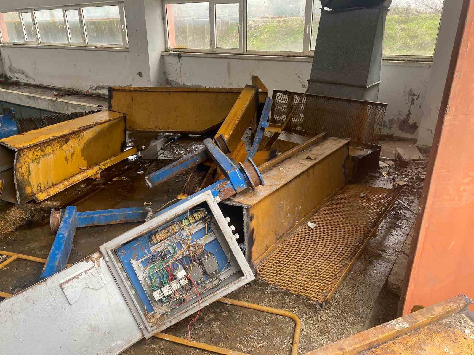 faal olmayan su temin projesi tesisine girip 6 milyon liralik malzeme caldilar 0 pEvErEK9
