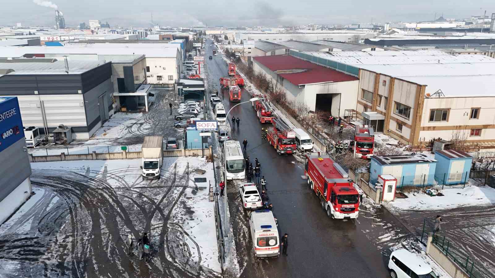 fabrika yangini havadan goruntulendi 2