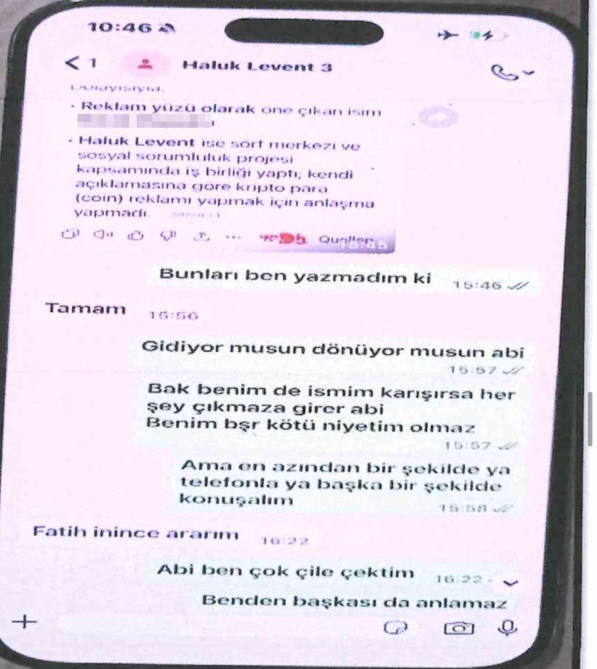 Fatih Eke: "Haluk Levent bana ödeme yapmadığı için hesaplarım bloke oldu" 10 fatih eke haluk levent bana odeme yapmadigi icin hesaplarim bloke oldu 6 S79alUgj