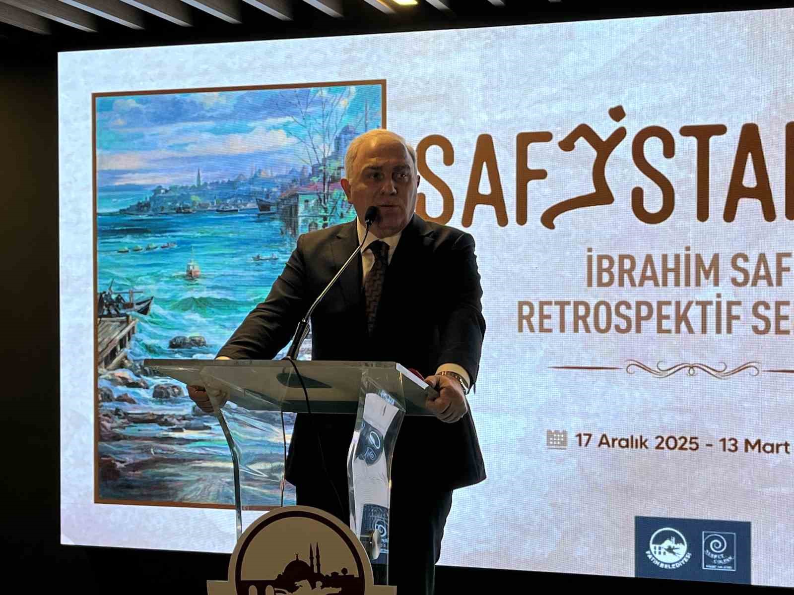 fatihte safistanbul ibrahim safi retrospektif sergisi sanatseverlerle bulustu 3