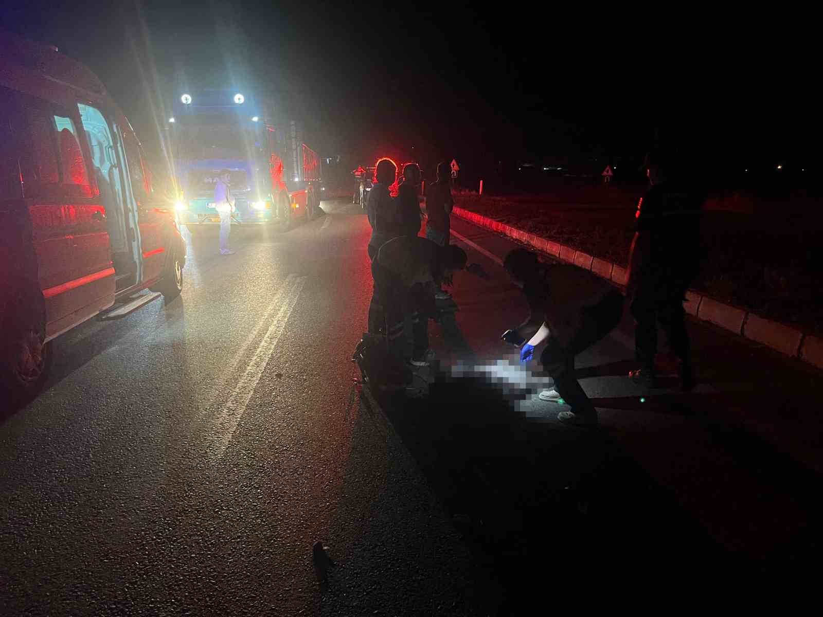feci kaza once tir carpti sonra otomobil ezdi 0
