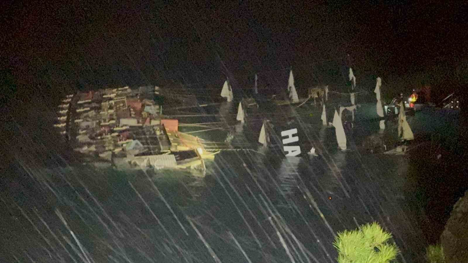 fethiyede kayaliklara carparak batan teknedeki 6 kisi kurtarildi 1 kisi kayip 1 dIDXD1Be