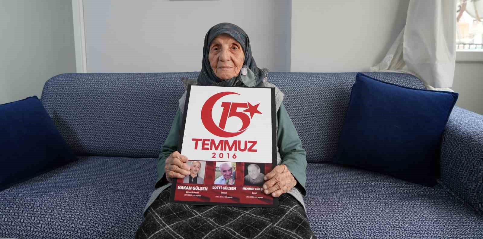 FETÖ’nün hain darbe girişiminde 2 oğlu ve damadını şehit veren 100 yaşındaki Muzaffer Gülşen’in acısı 10 yıldır dinmiyor 10 fetonun hain darbe girisiminde 2 oglu ve damadini sehit veren 100 yasindaki muzaffer gulsenin