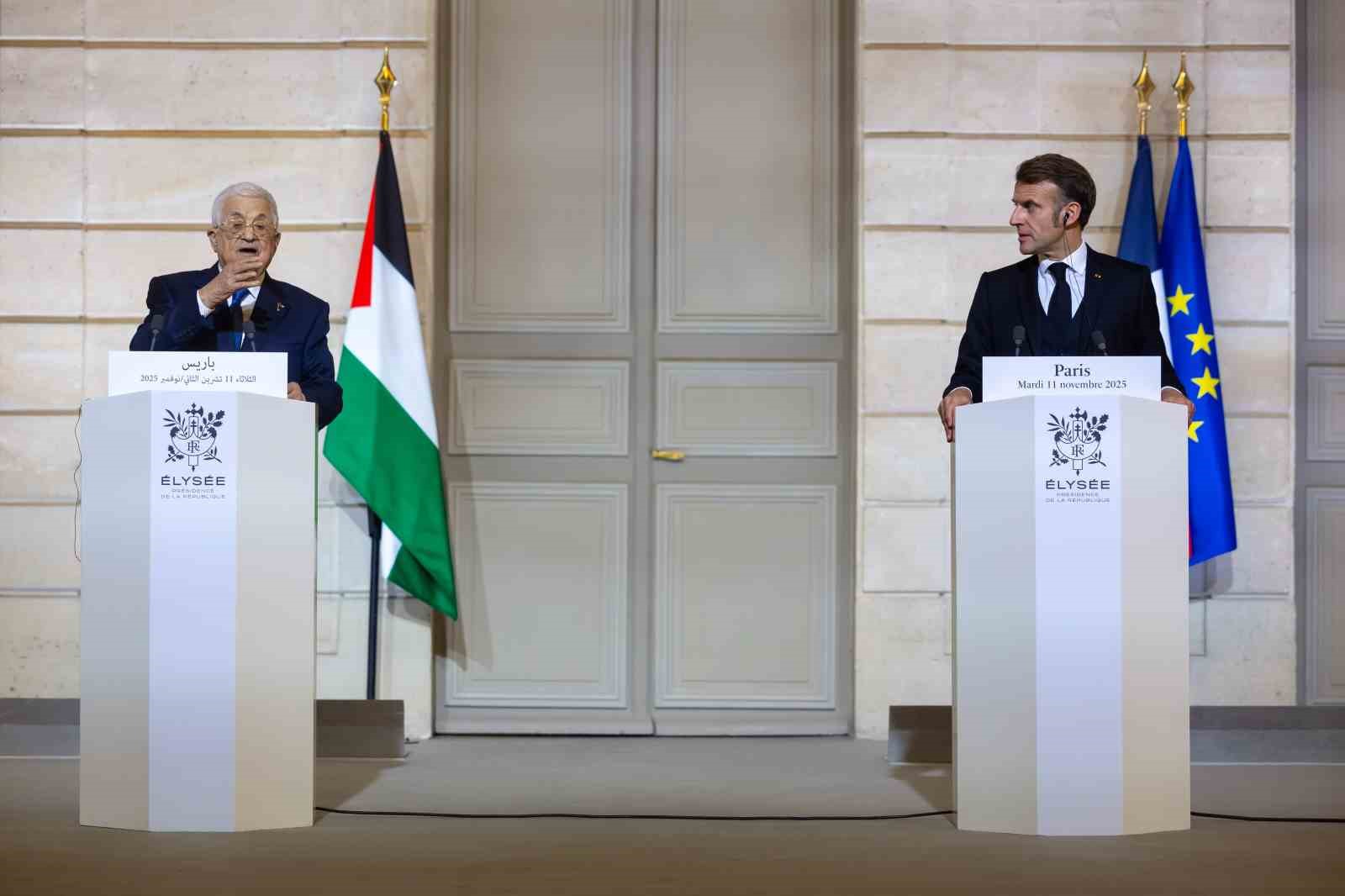 franca cumhurbaskani macron ile filistin devlet baskani abbas bir araya geldi 7 vQjkrfTw