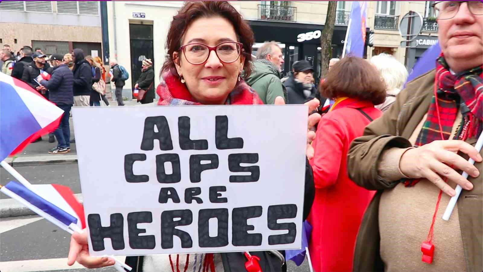 fransada binlerce kisiden polise destek ve kaynak yetersizligine dikkat cekmek icin yuruyus 6 WyZDB6Xw