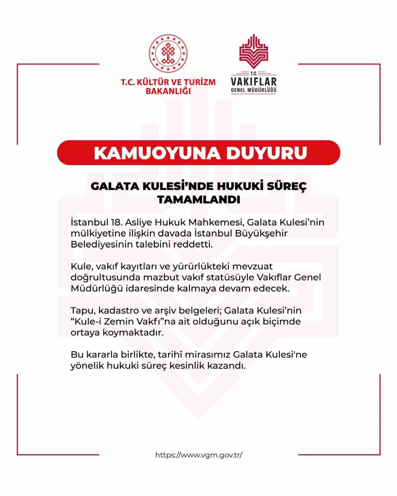 galata kulesi davasinda mahkemeden ibbye ret karari 0 Sg1Au76k