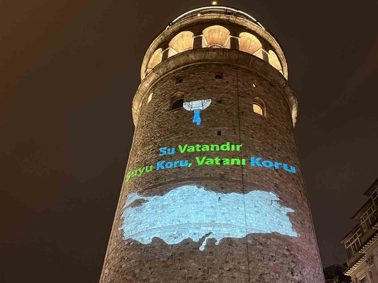 galata kulesinde dunya su gunu farkindaligi 4