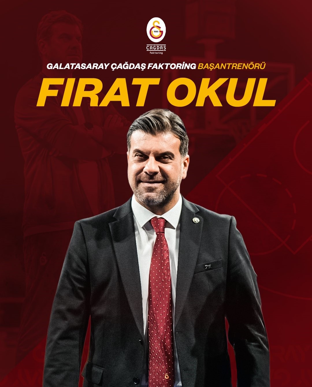 galatasaray kadin basketbol takimi basantrenoru firat okul oldu 0 IMQJLmtL