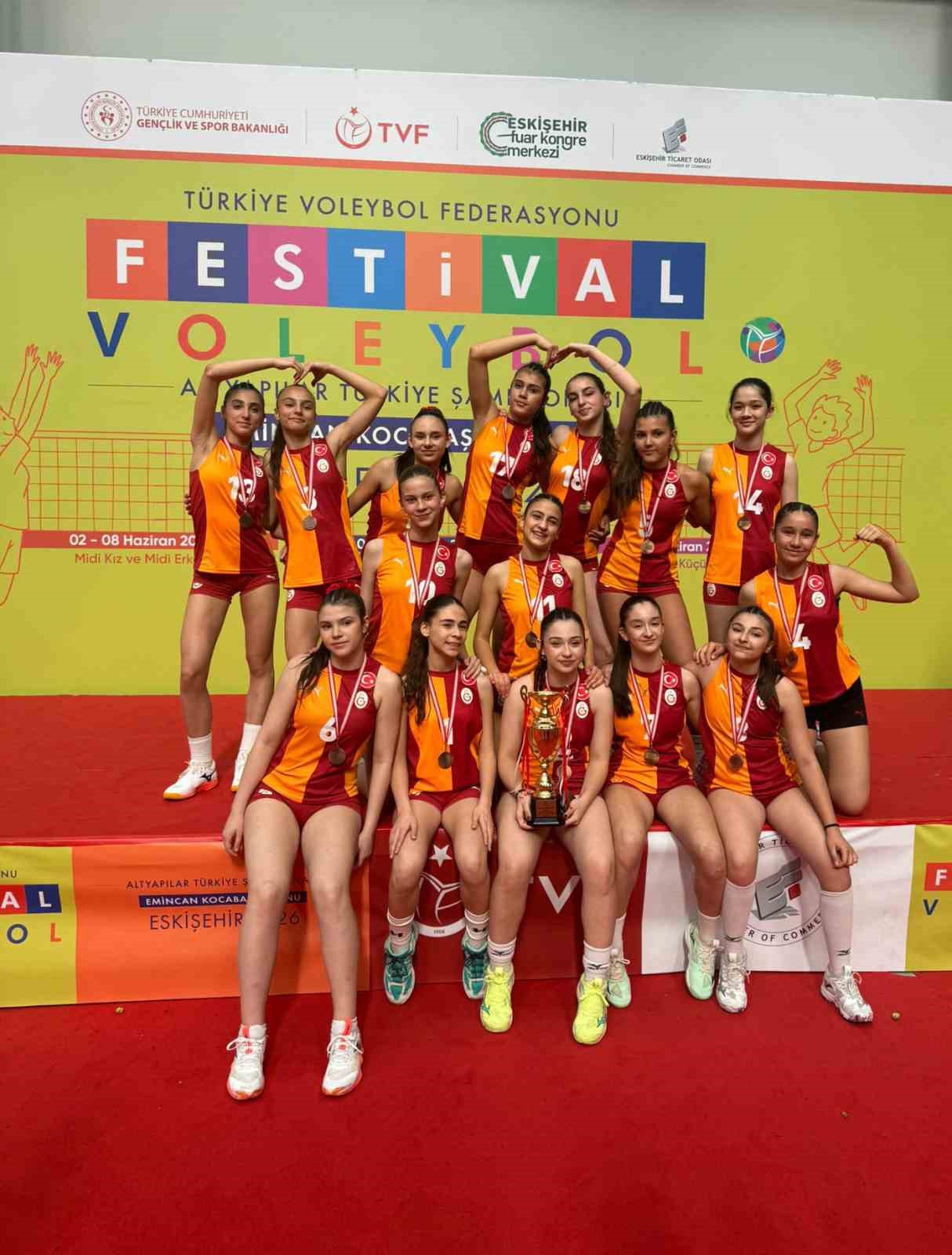 galatasaray midi kiz voleybol takimi turkiye ucuncusu oldu 0 nvmQ9S3S