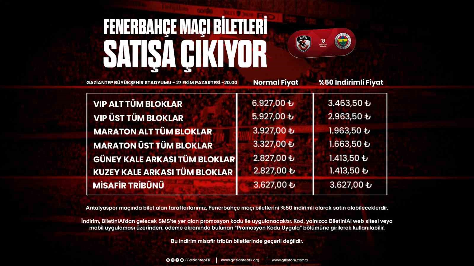 Gaziantep FK - Fenerbahçe maçı biletleri satışta çıkıyor 4 gaziantep fk fenerbahce maci biletleri satista cikiyor 0 9HPFrpLe