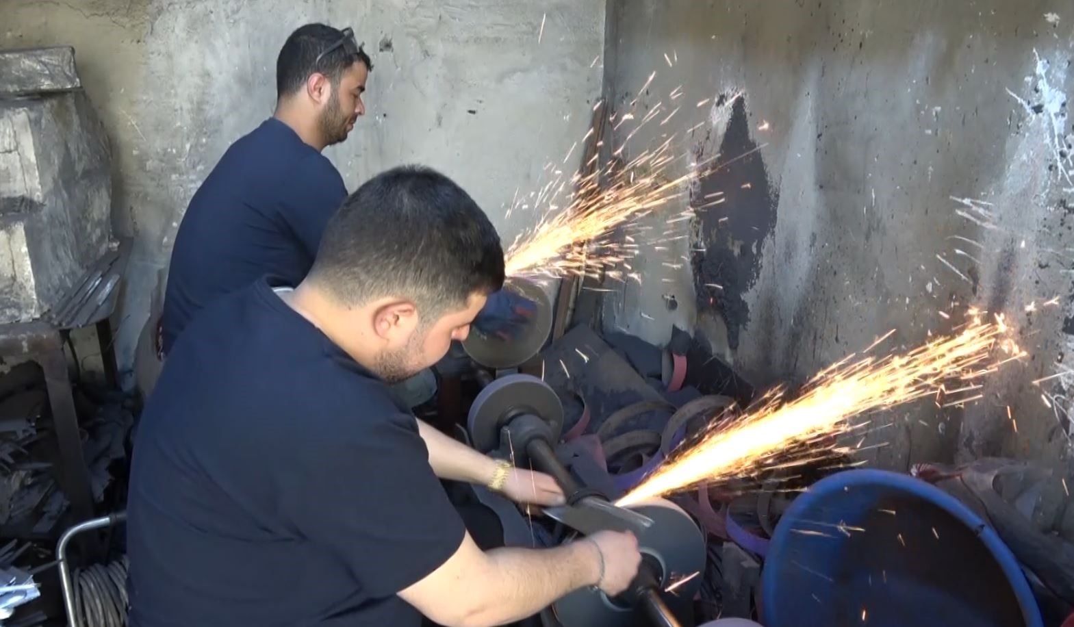 gaziantepte bayram oncesi bicak bileme mesaisi basladi 1 3666Le9V