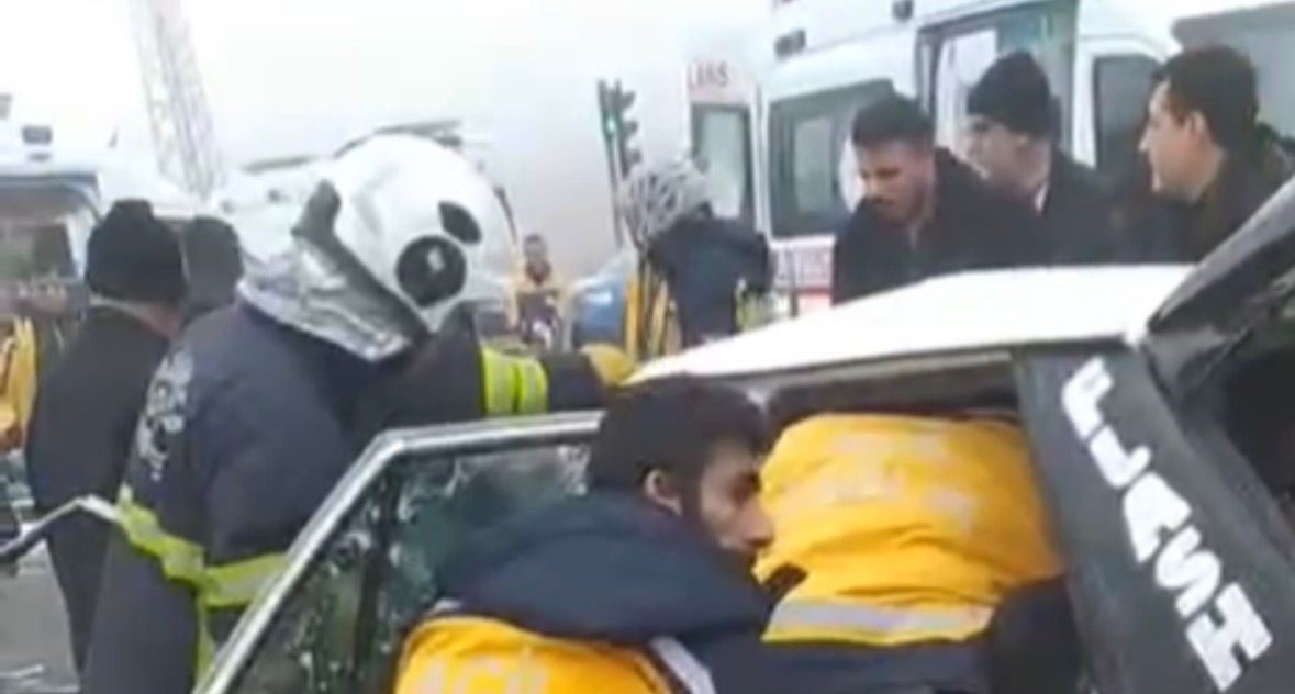 gaziantepte zincirleme trafik kazasi 1 olu 6 yarali 1