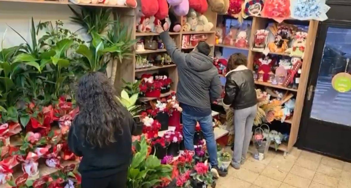 gaziantepteki cicekcilerde 14 subat yogunlugu 1