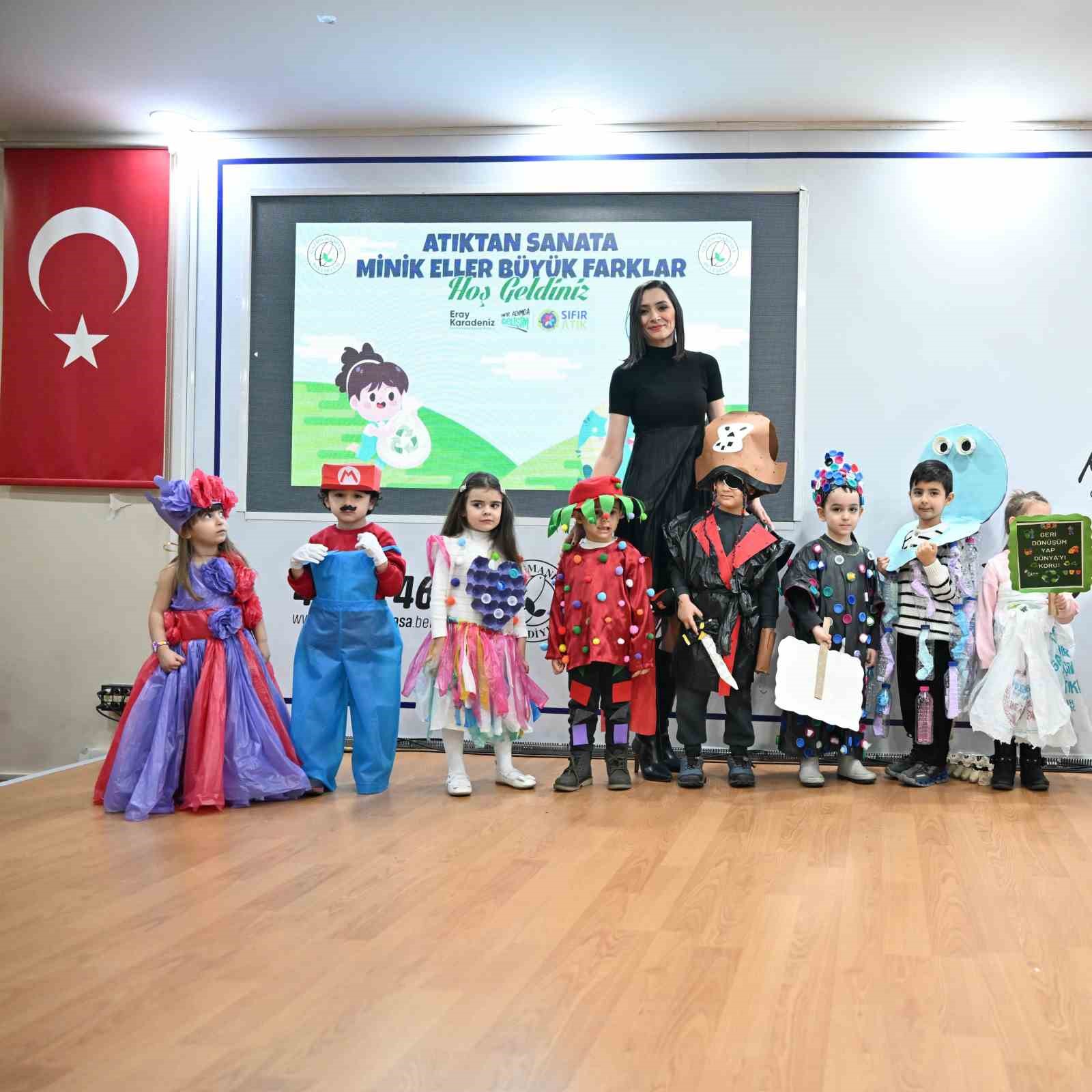 gaziosmanpasada sifir atik projesi elbise canta muzik aleti yaptilar 3 LD3GYNSd