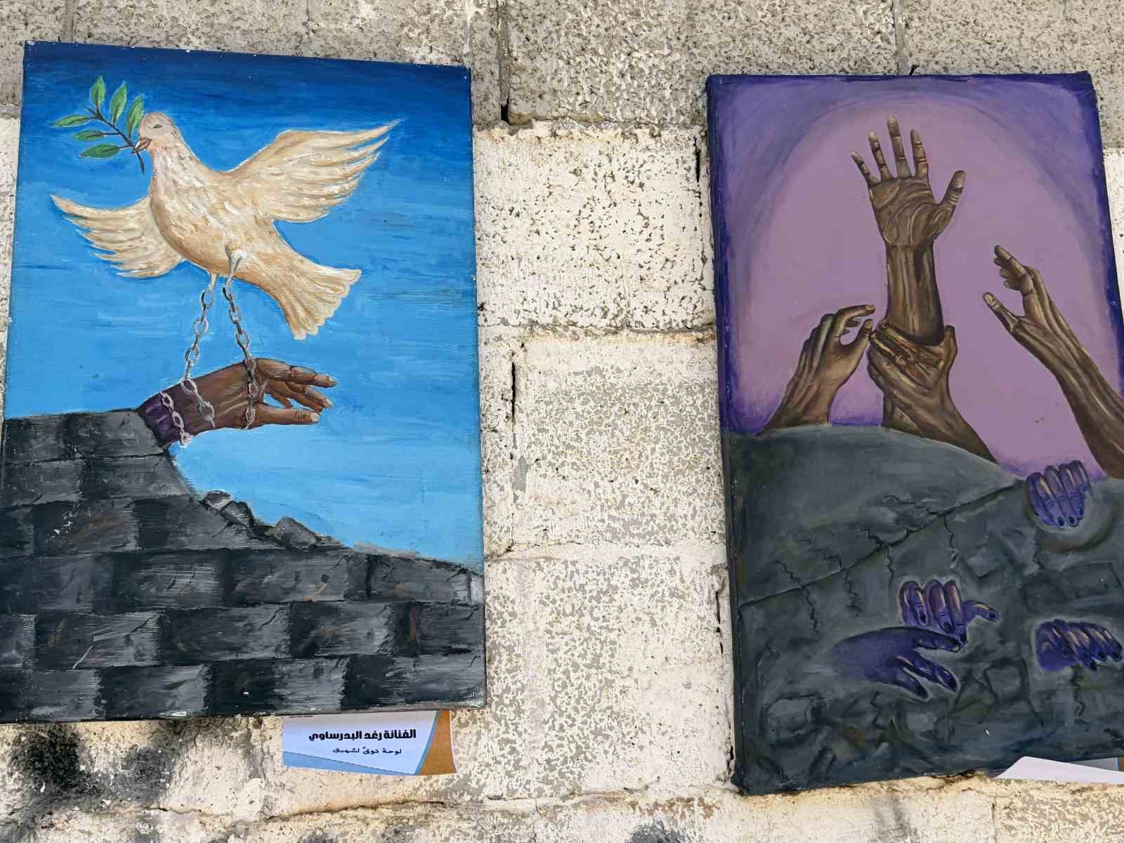 gazzede 64 sanatci savasin aci izlerini eserlerine tasidi 2 SdqhDOVp