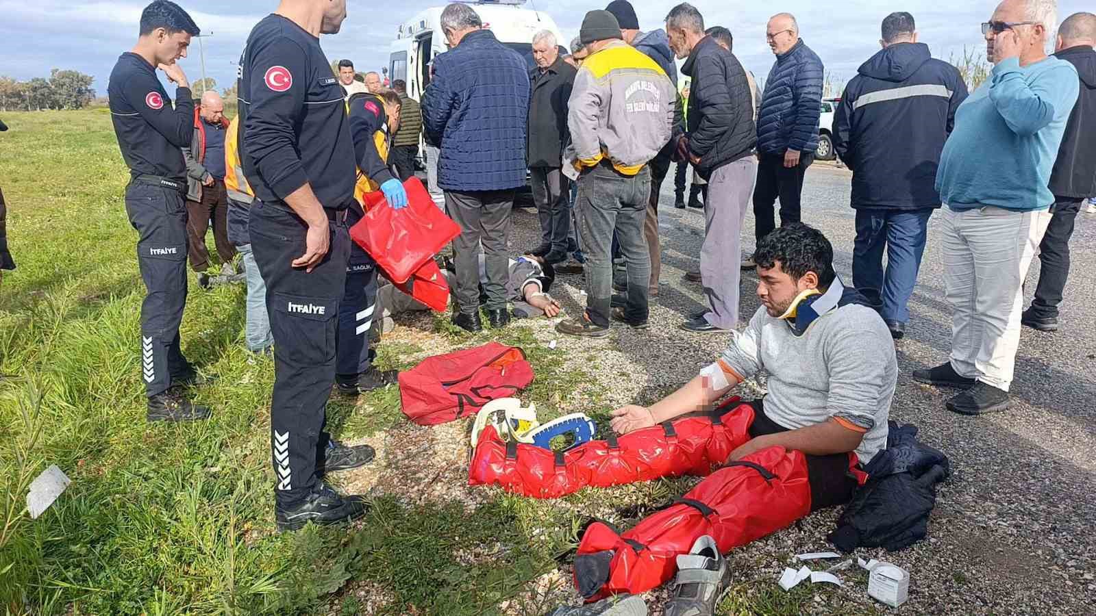 gelen telefonla santiyeye geri donmek icin ani manevra yapti muhtemel faciadan donuldu 0 lKdwURIJ