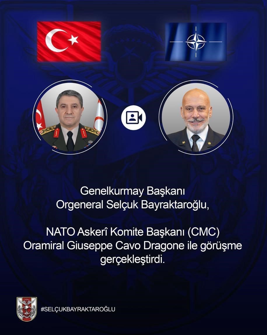 genelkurmay baskani bayraktaroglu nato askeri komite baskani dragone ile gorustu 0 Aitstwnz