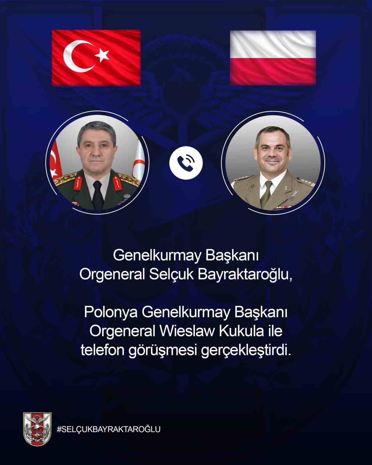 Genelkurmay Başkanı Bayraktaroğlu, Polonyalı mevkidaşı ile görüştü 4 genelkurmay baskani bayraktaroglu polonyali mevkidasi ile gorustu 0 JXFTJWAK