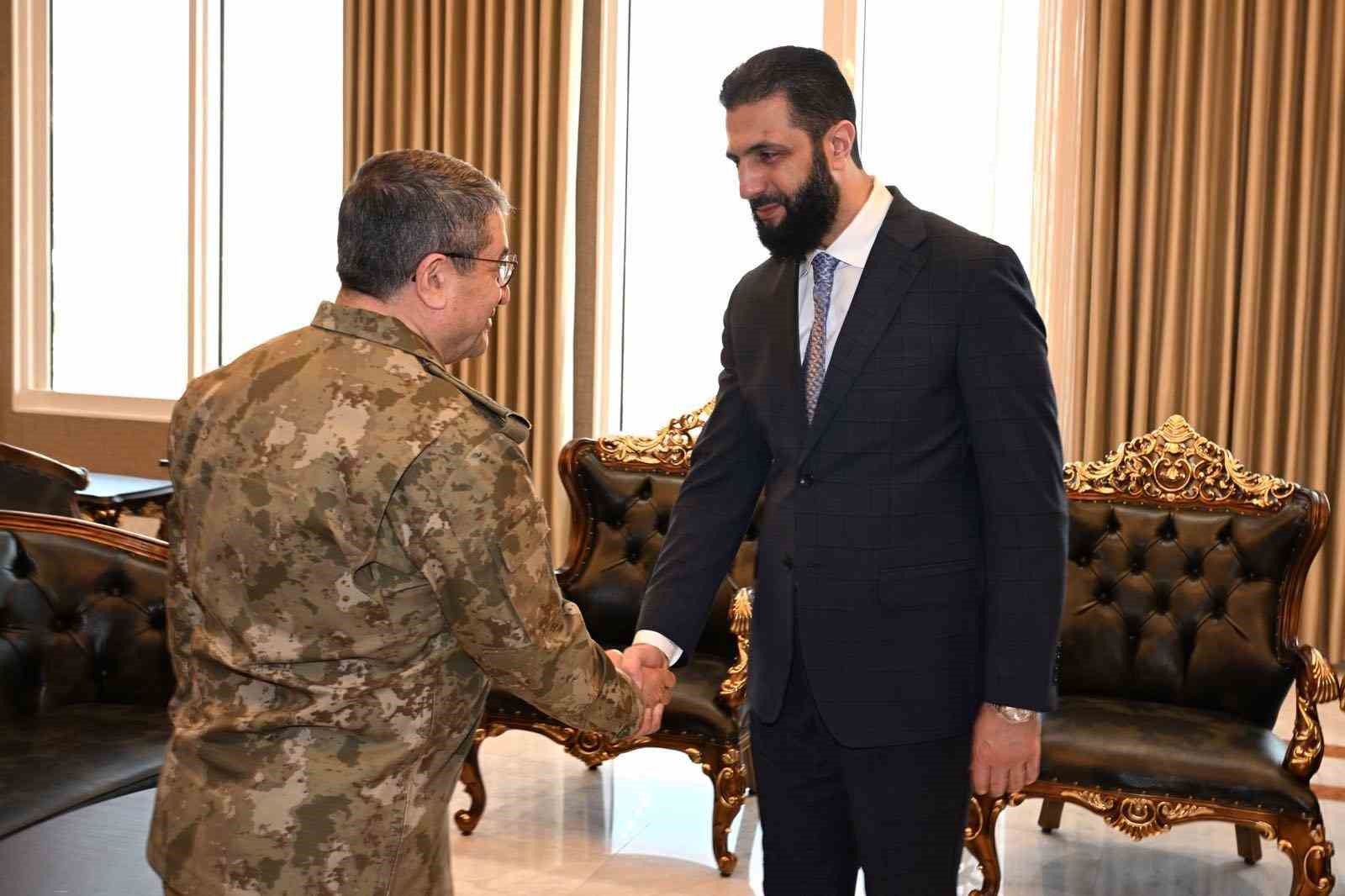 genelkurmay baskani orgeneral bayraktaroglu suriye devlet baskani es sara ile gorustu 0