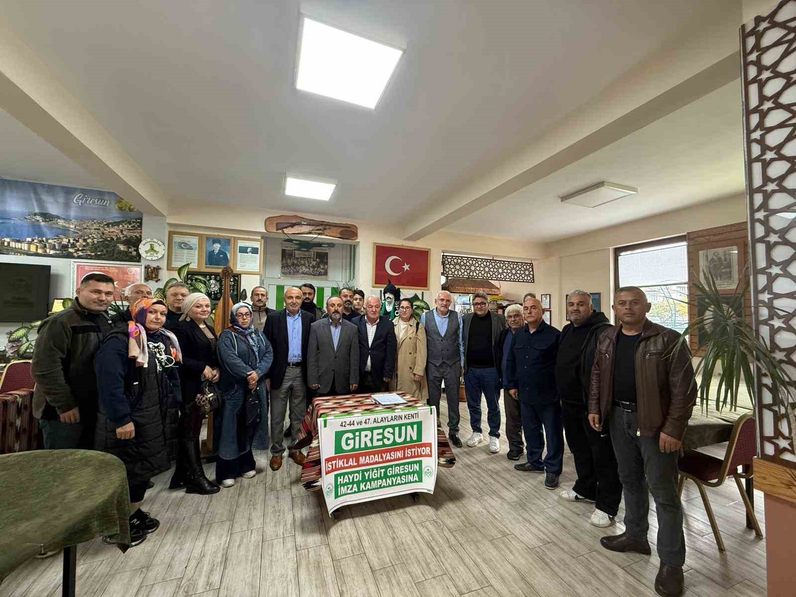 giresun istiklal madalyasini istiyor kampanyasina bursadan destek 1 umzkg6iW