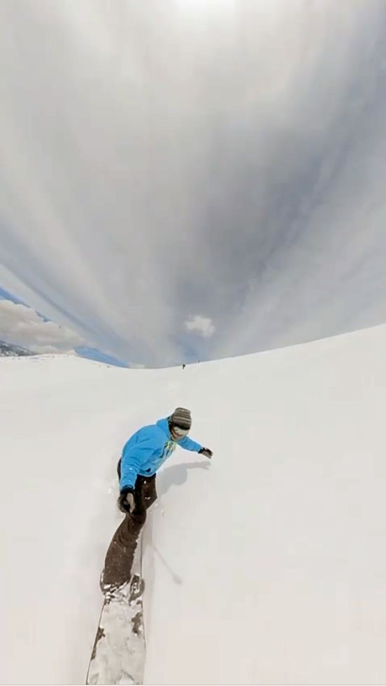 giresun yaylalarinda nisan ayinda snowboard keyfi 0
