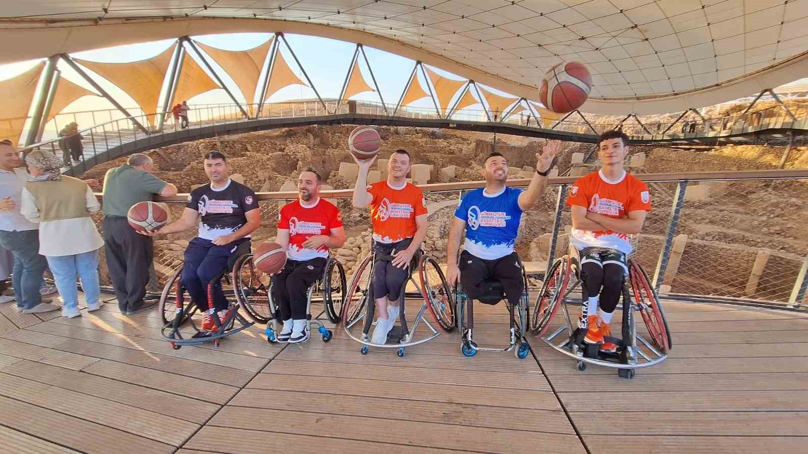 gobeklitepe tekerlekli sandalye basketbol turnuvasi oncesi takim kaptanlar gobeklitepede bulustu 0 9dh2G4Lm