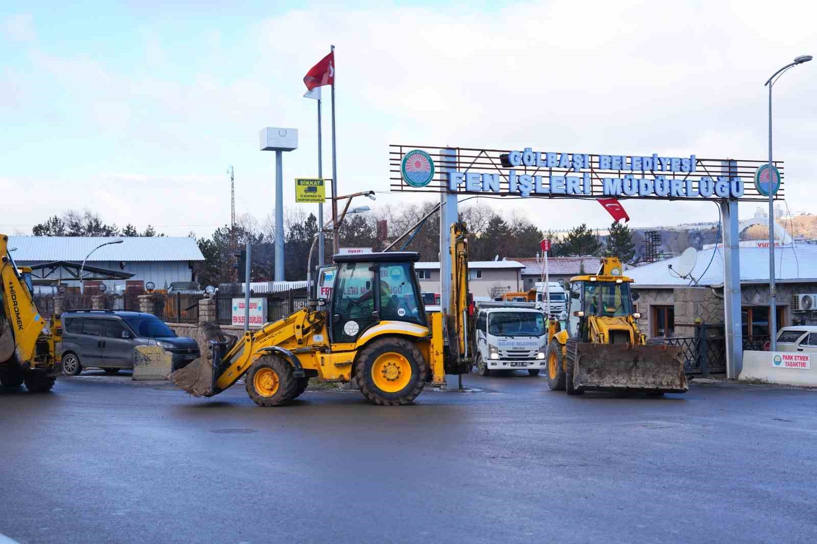 golbasi belediyesi karla mucadeleye hazir 1