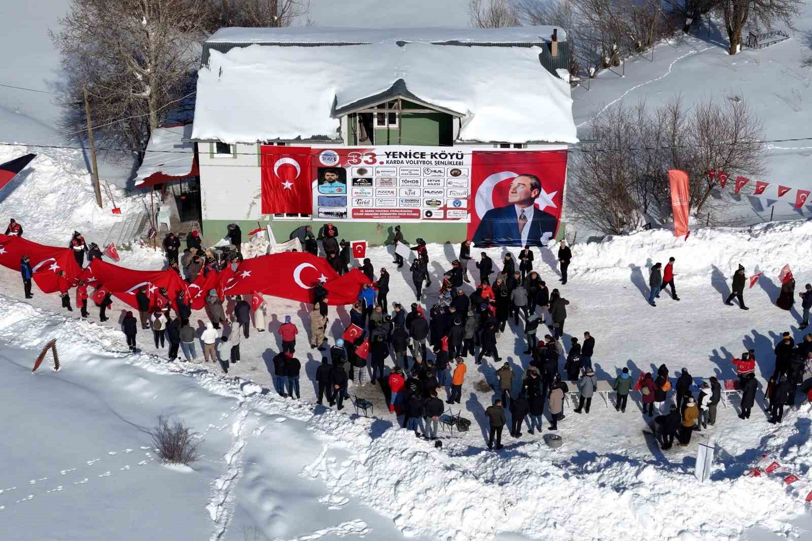 gumushanede 33 kar voleybolu senligi ahmet calik anisina duzenlendi 16 szjirztK