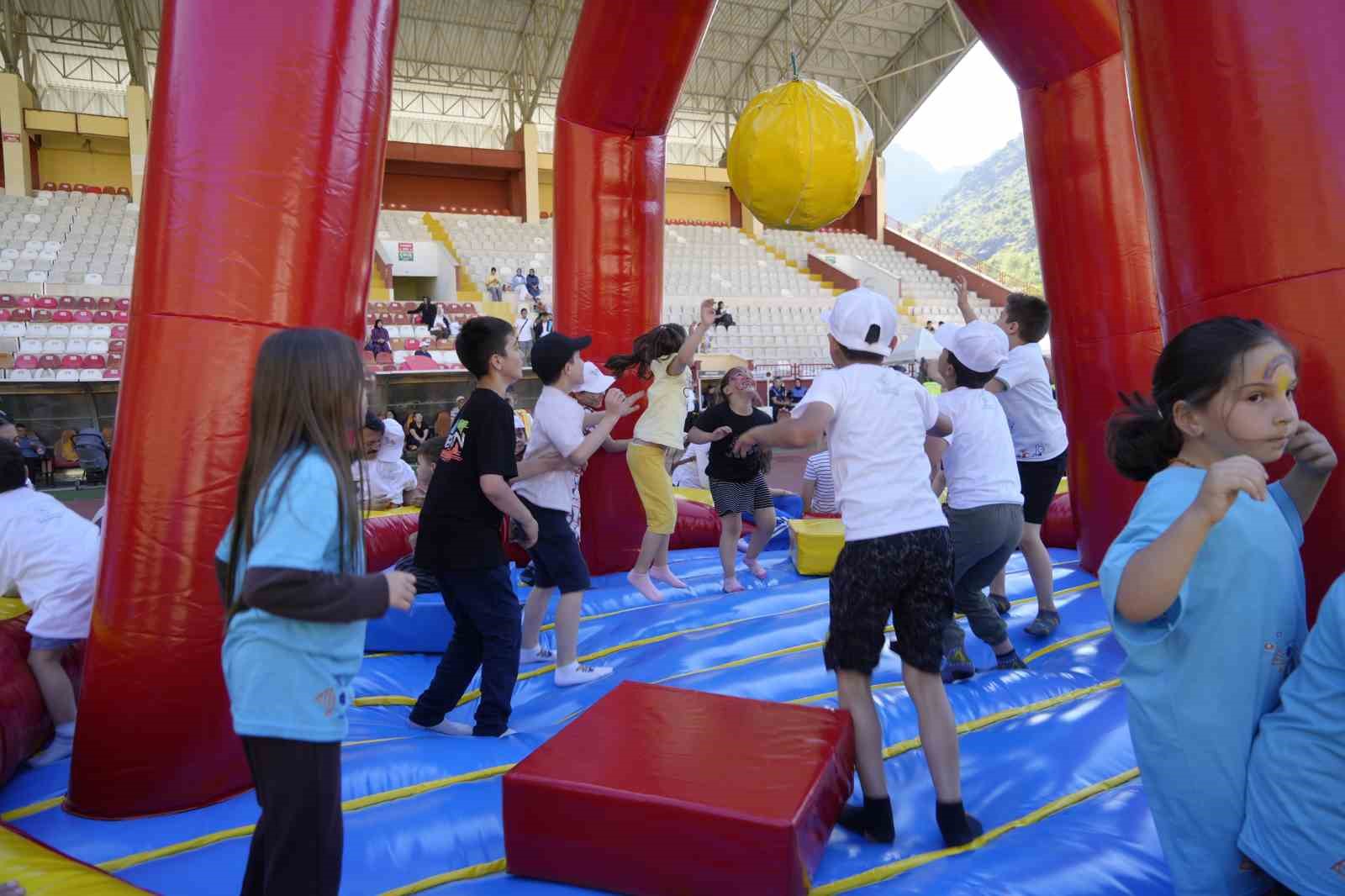 gumushanede cocuklar spor senliginde eglenceli vakit gecirdi 5 hd6abAne